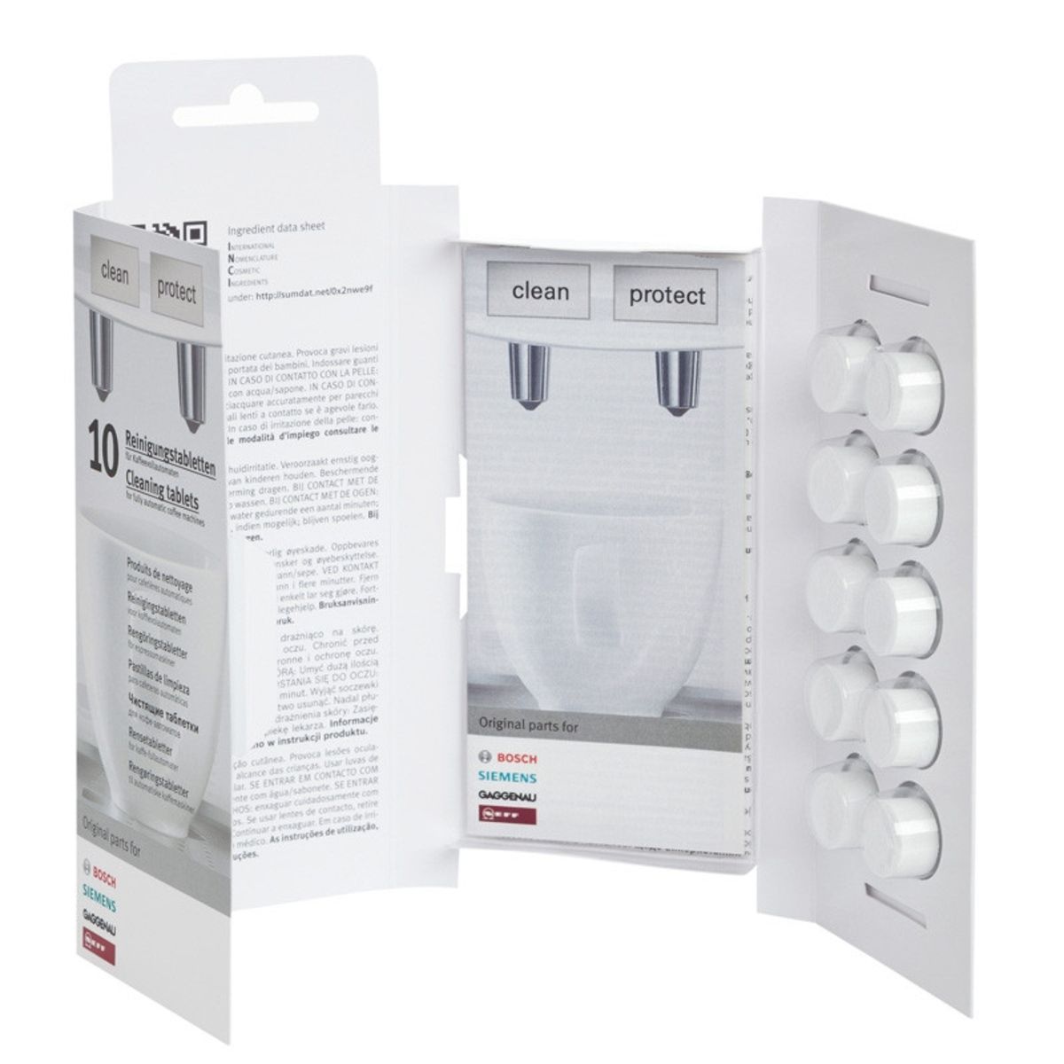 BOSCH Tablettes nettoyantes pour cafetière