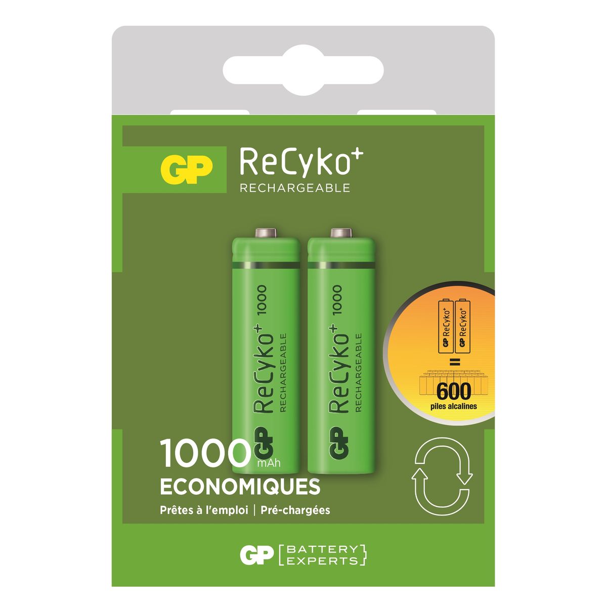 GP Piles AA rechargeable 1.5 V
