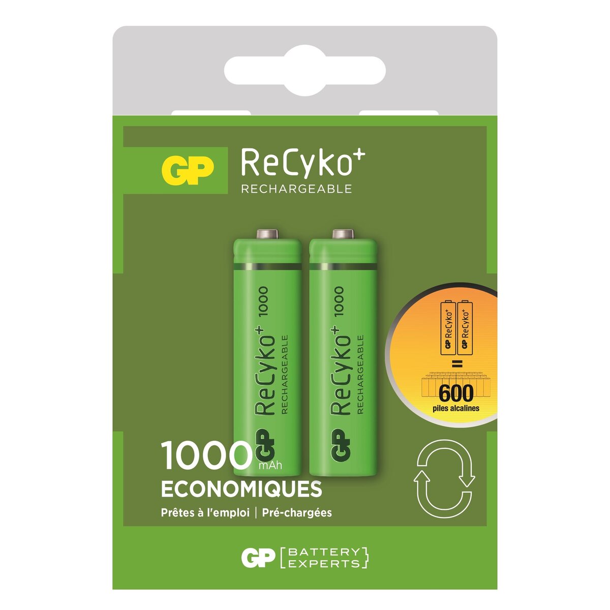 GP Piles AA rechargeable 1.5 V