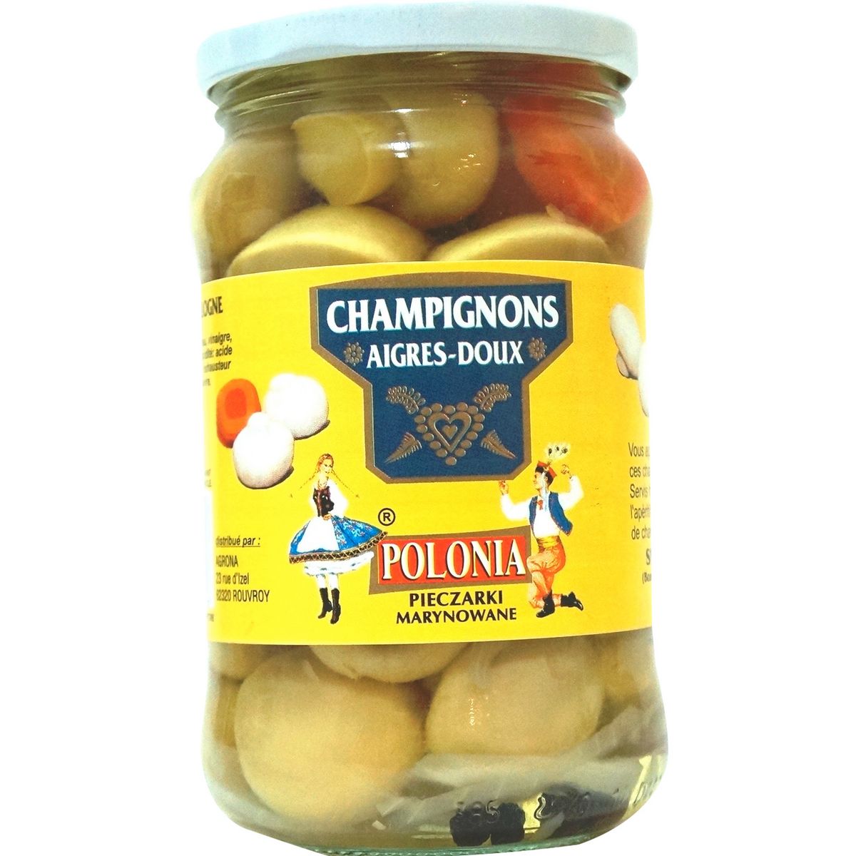 POLONIA Champignons aigre doux 350g