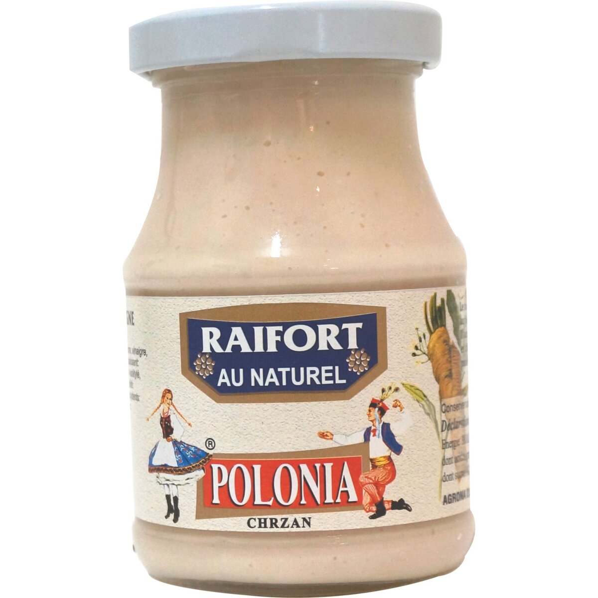 POLONIA Polonia raifort naturel bocal 200g