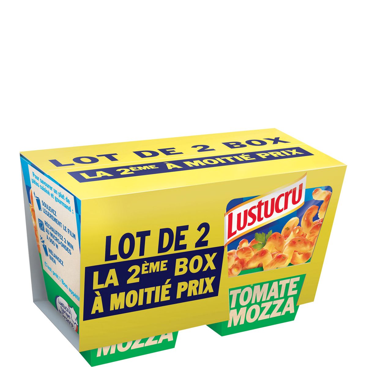 LUSTUCRU Lustucru box serpentini tomate 2x360g dt 50% sur le 2ème