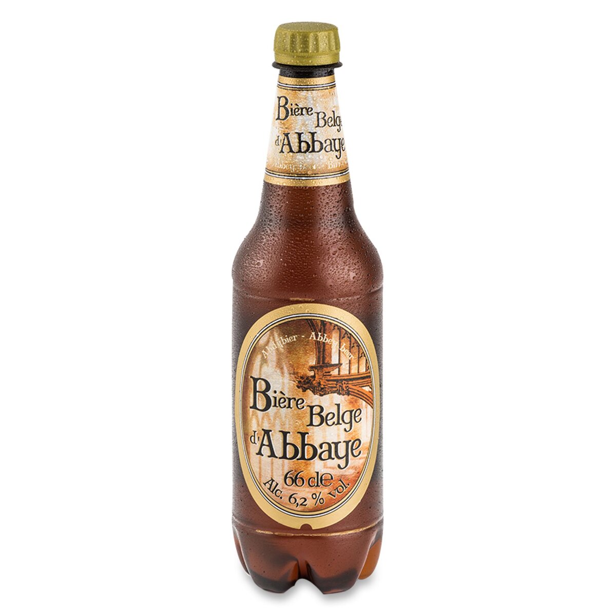Bière blonde belge d'Abbaye 6.2% 66cl