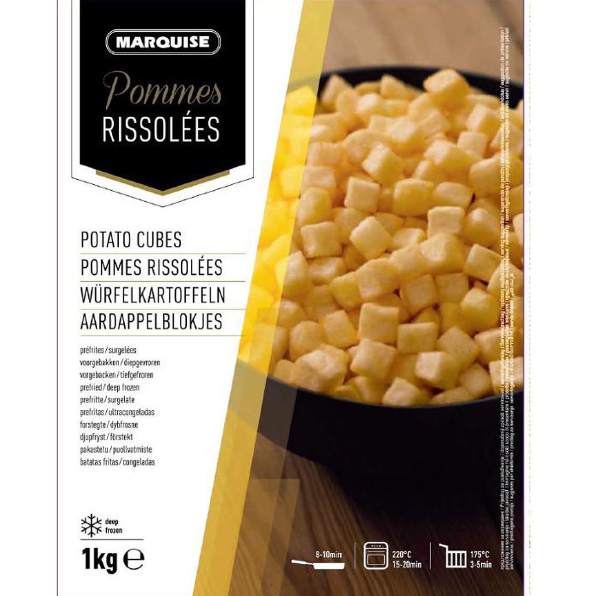 MARQUISE Pommes de terre rissolées 1kg 1kg