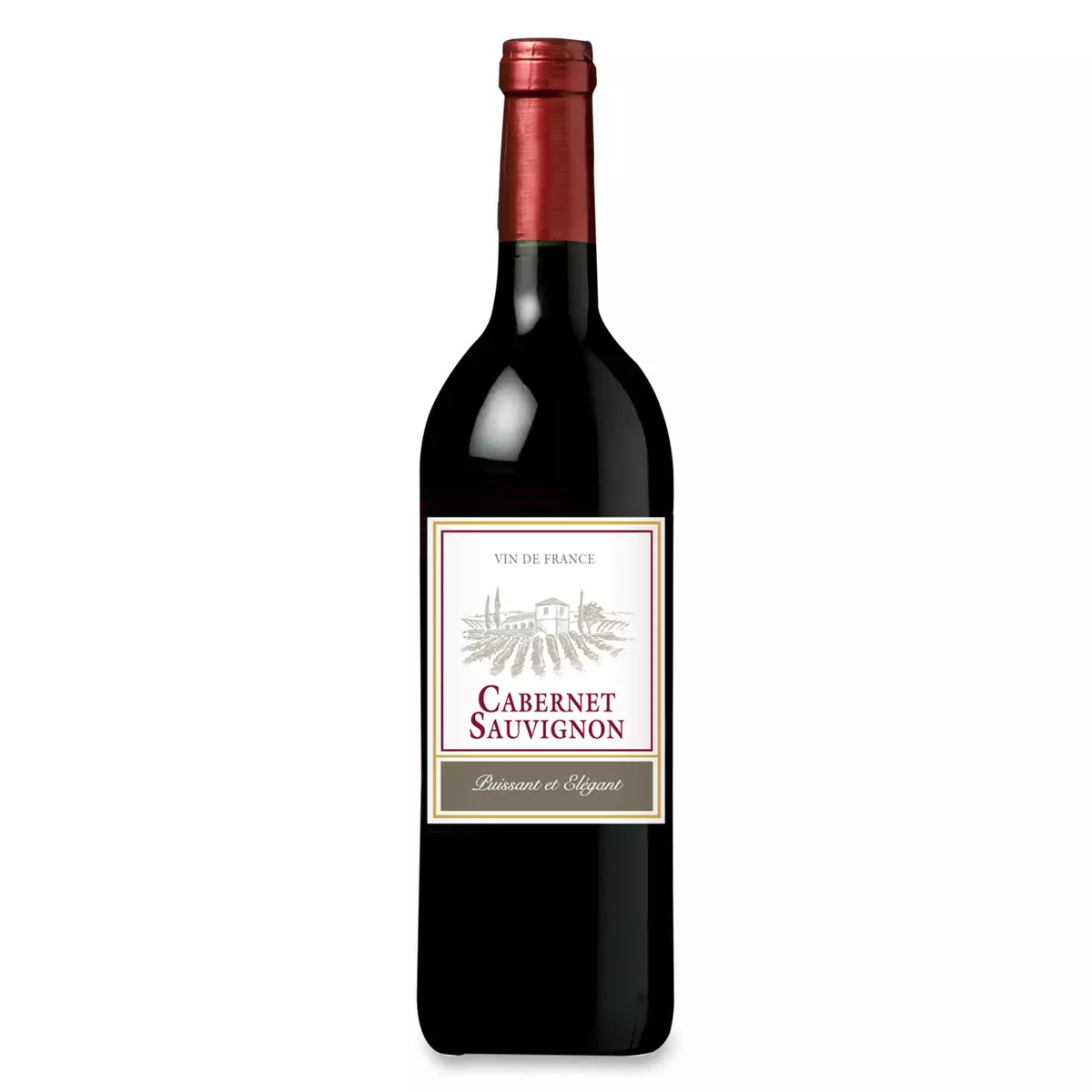 Vin de France Cabernet Sauvignon rouge 75cl