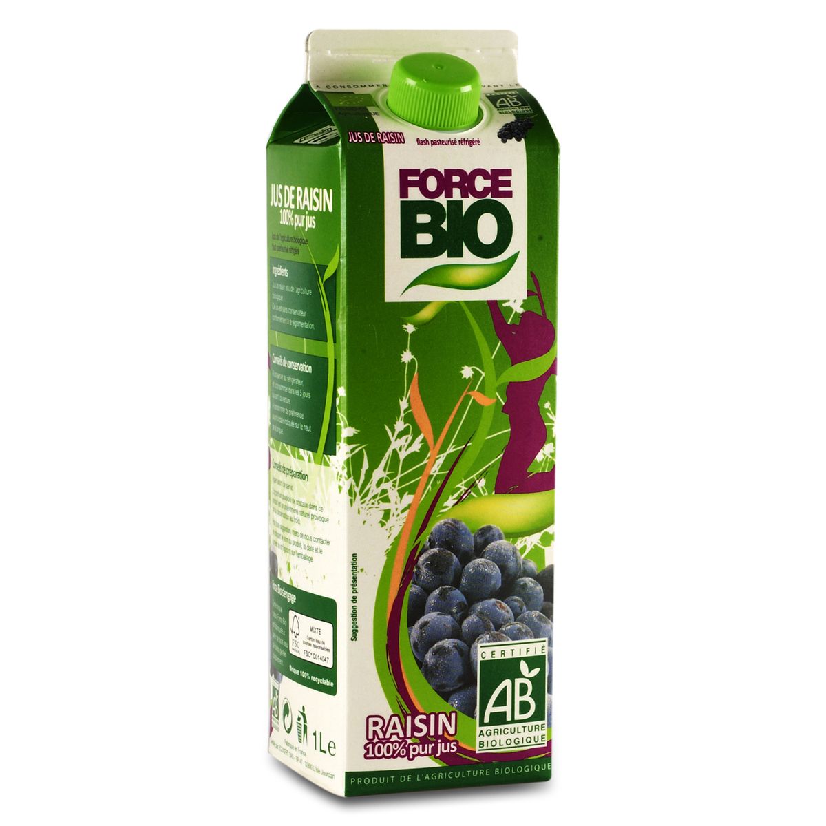 DANAO Pur jus de raisins 1L