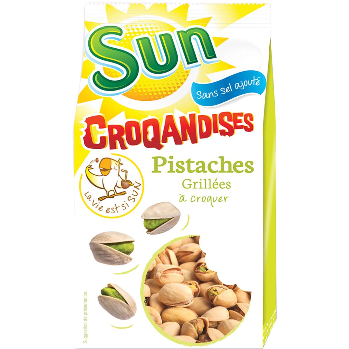 SUN Sun croquandise pistache sans sel 250g