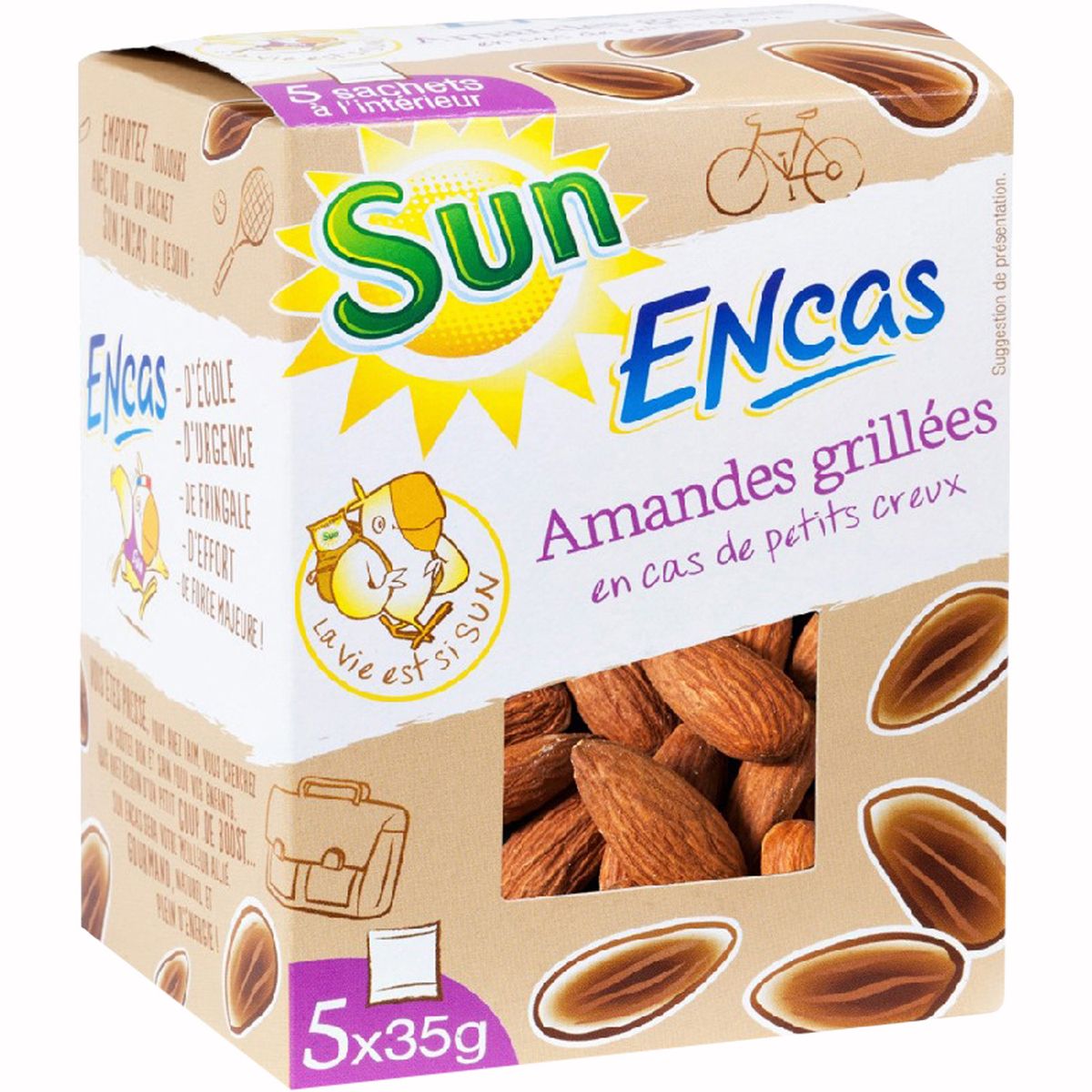 COLOR Sun Encas d'amandes grillées 175g 175g