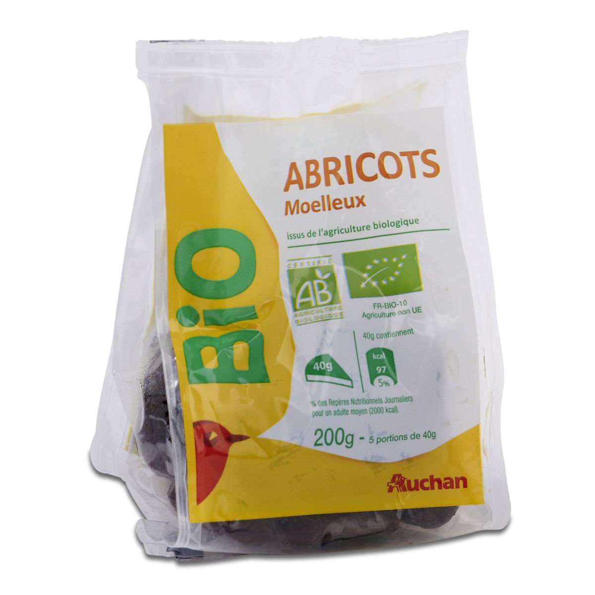 AUCHAN Auchan abricot sec bio 200g