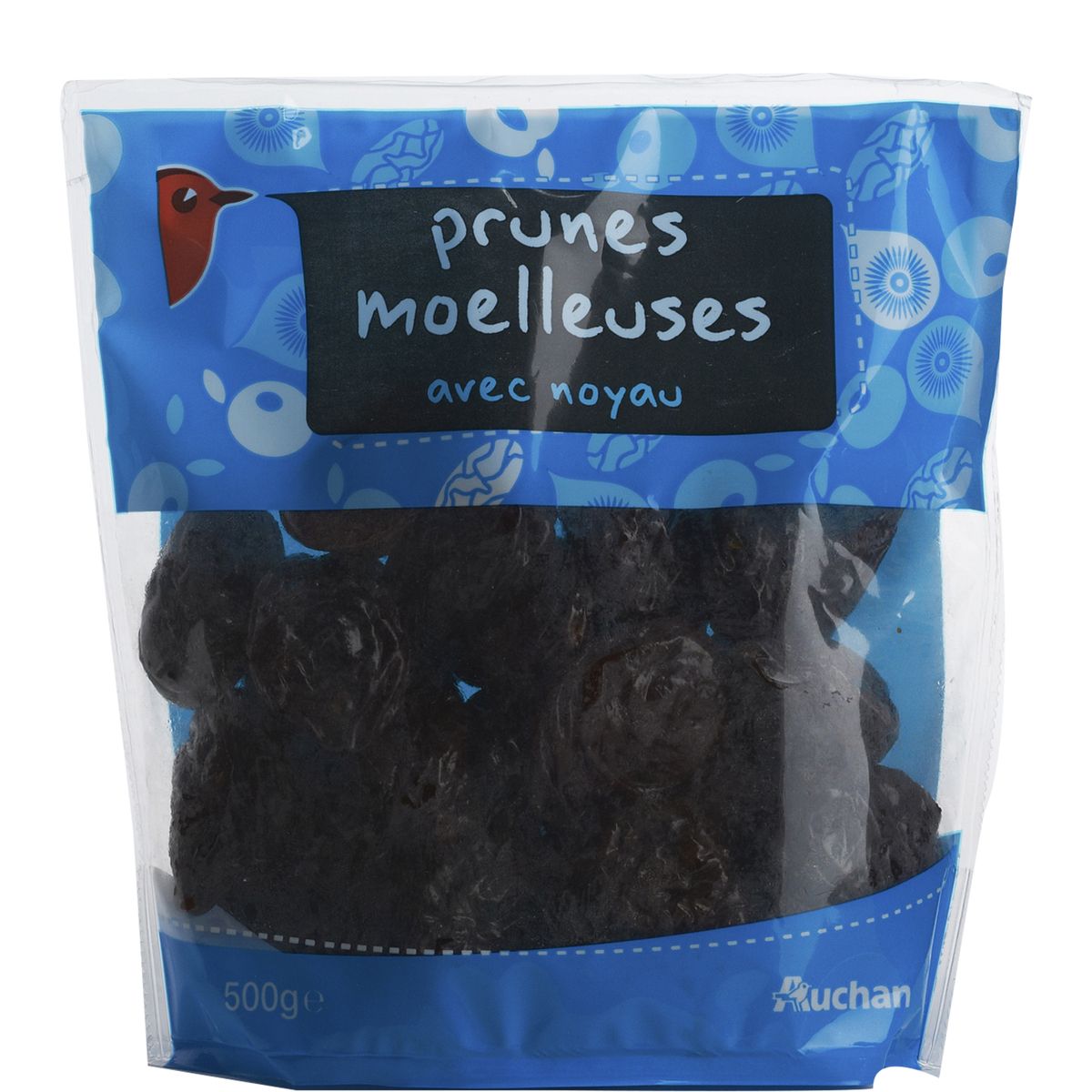 AUCHAN Auchan prunes moelleuses 500g