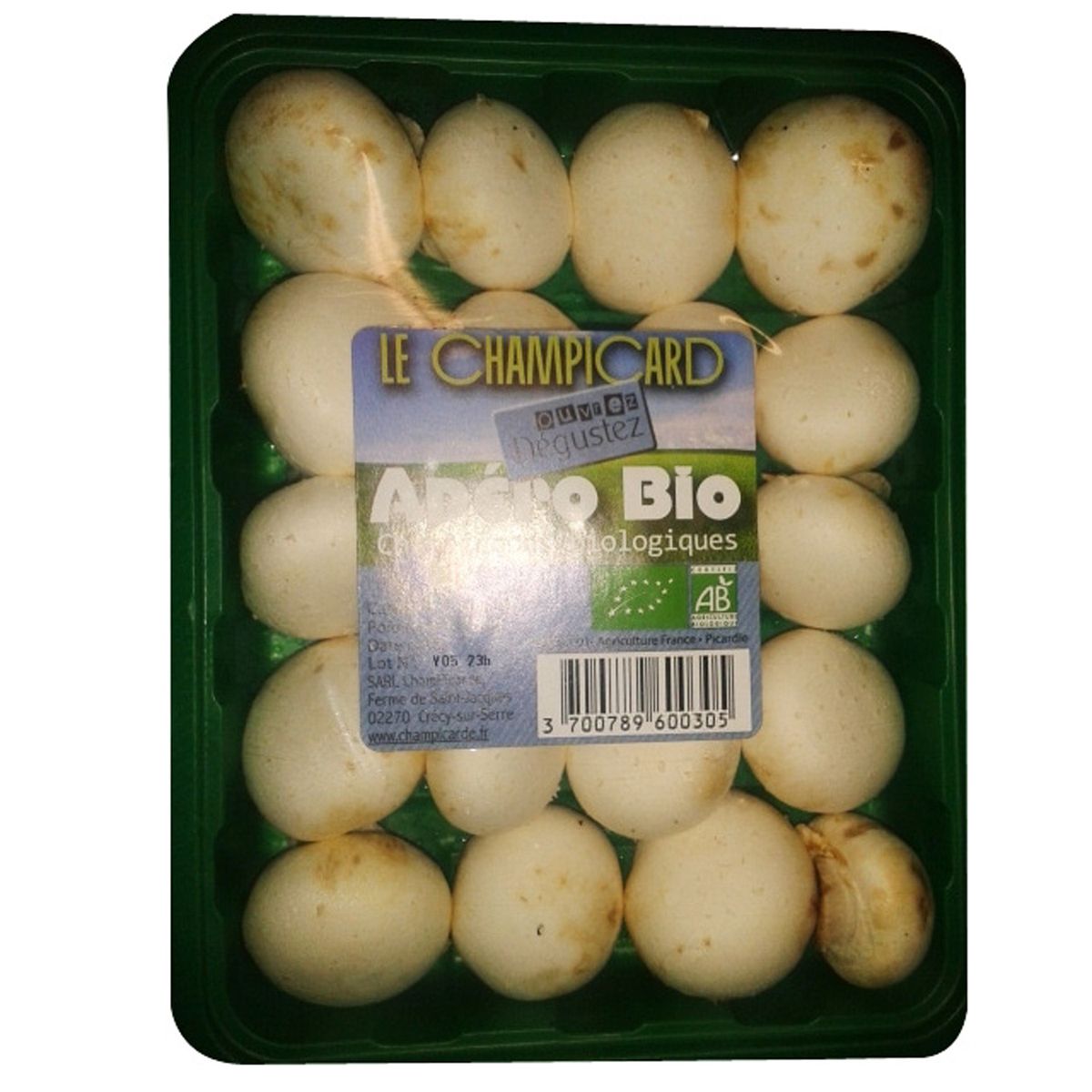 Champignons bio pour apéritif 150g 150g