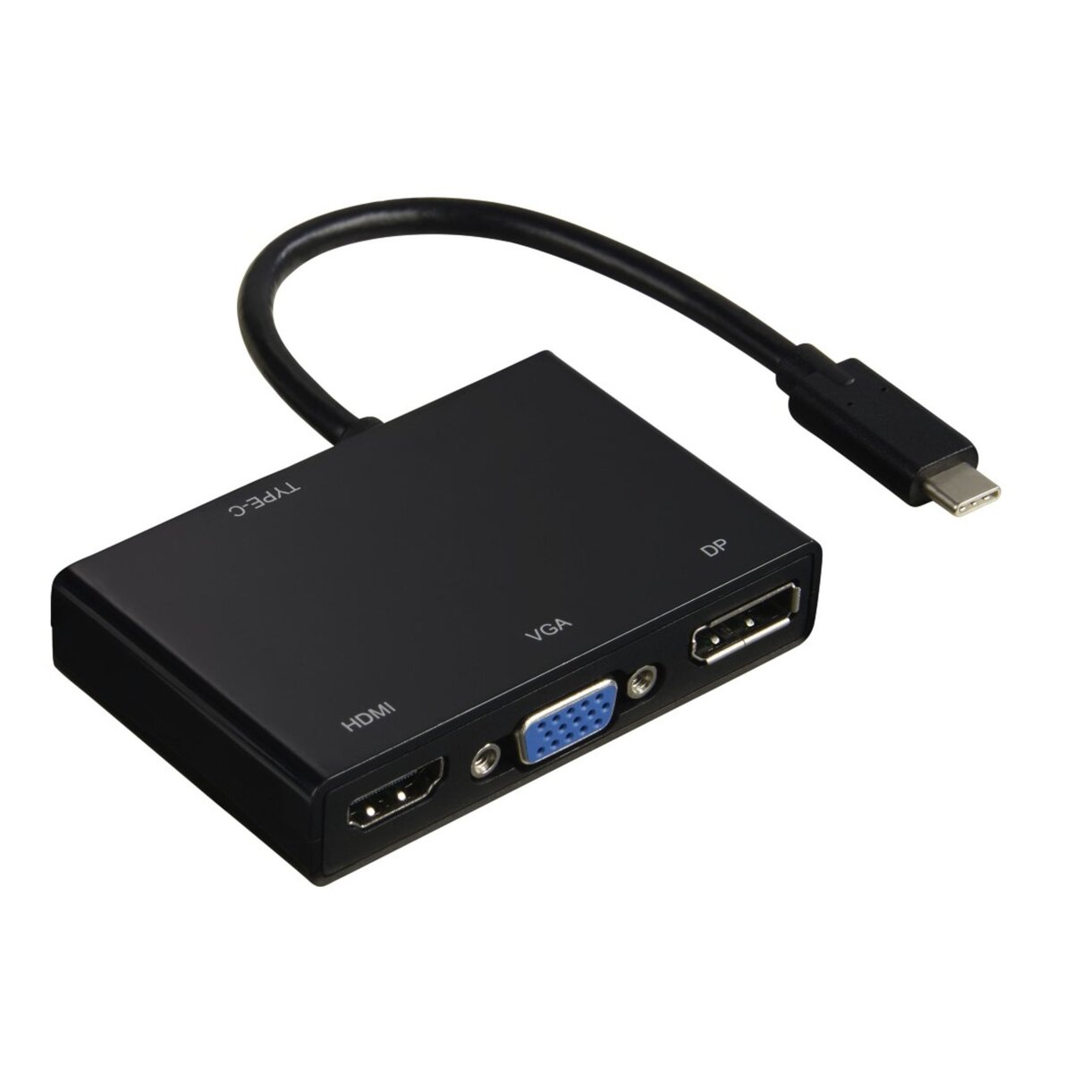 HAMA Adaptateur USB-C 3 en 1 pour VGA HDMI ou DisplayPort