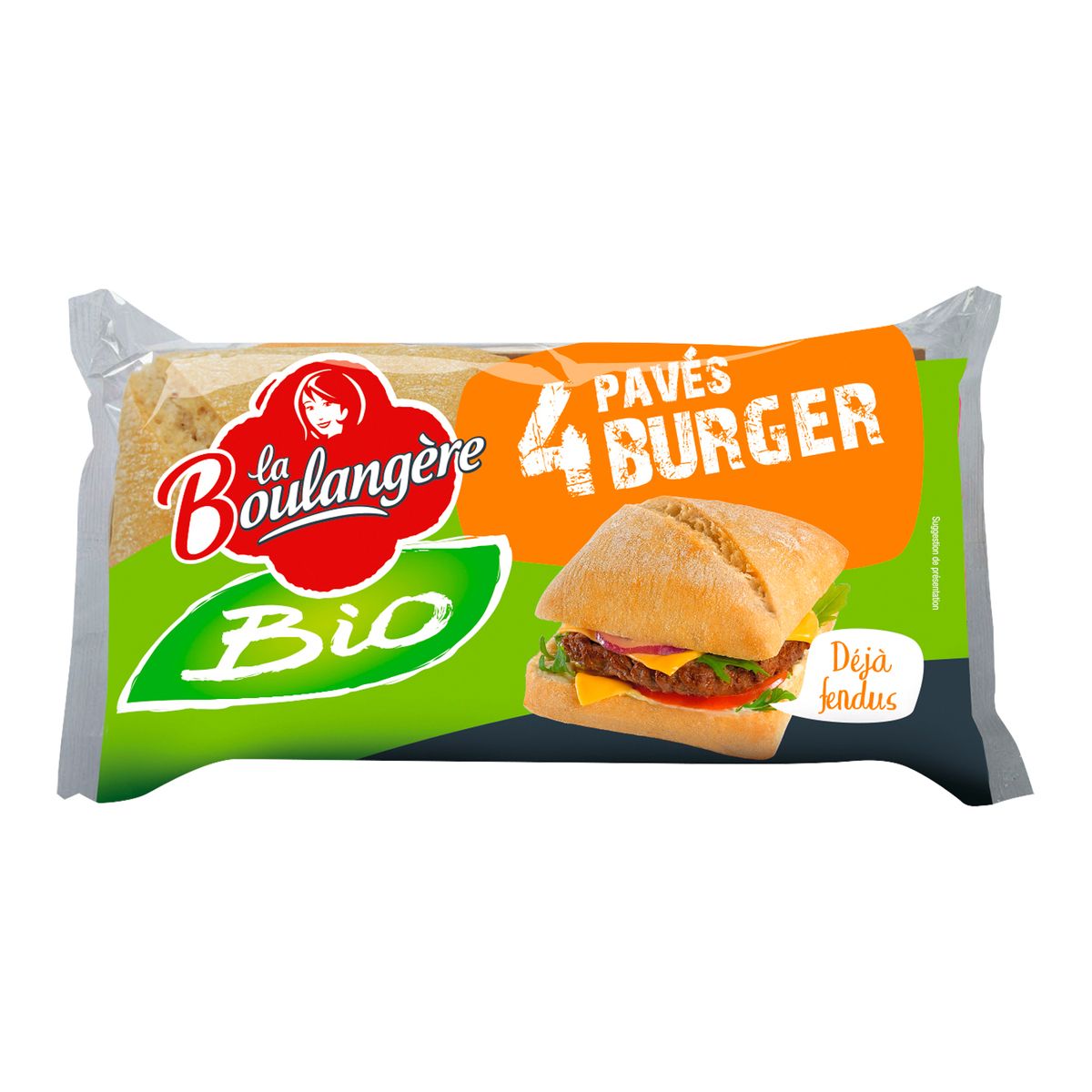 LA BOULANGERE La Boulangère pain burger bio 330g