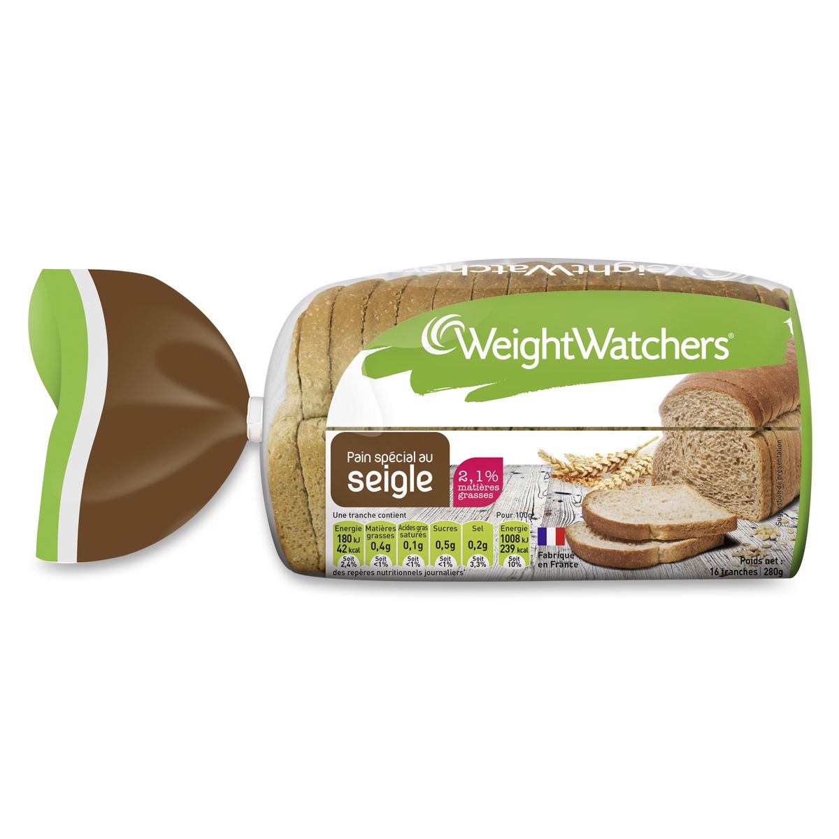 WEIGHT WATCHERS Weight Watchers pain de mie au seigle 280g