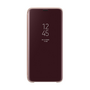 SAMSUNG Etui folio Clearview pour Galaxy S9 - Doré