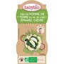BABYBIO Babybio pommes de terre épinards chèvre 2x200g dès8mois