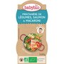 BABYBIO Babybio légumes saumon macaroni 2x200g dès 12 mois