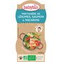 Voir la diapositive 2 : BABYBIO Babybio légumes saumon macaroni 2x200g dès 12 mois