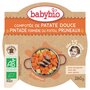 BABYBIO Babybio assiette patate douce pintade pruneaux260g dès15mois