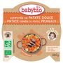 Voir la diapositive 2 : BABYBIO Babybio assiette patate douce pintade pruneaux260g dès15mois