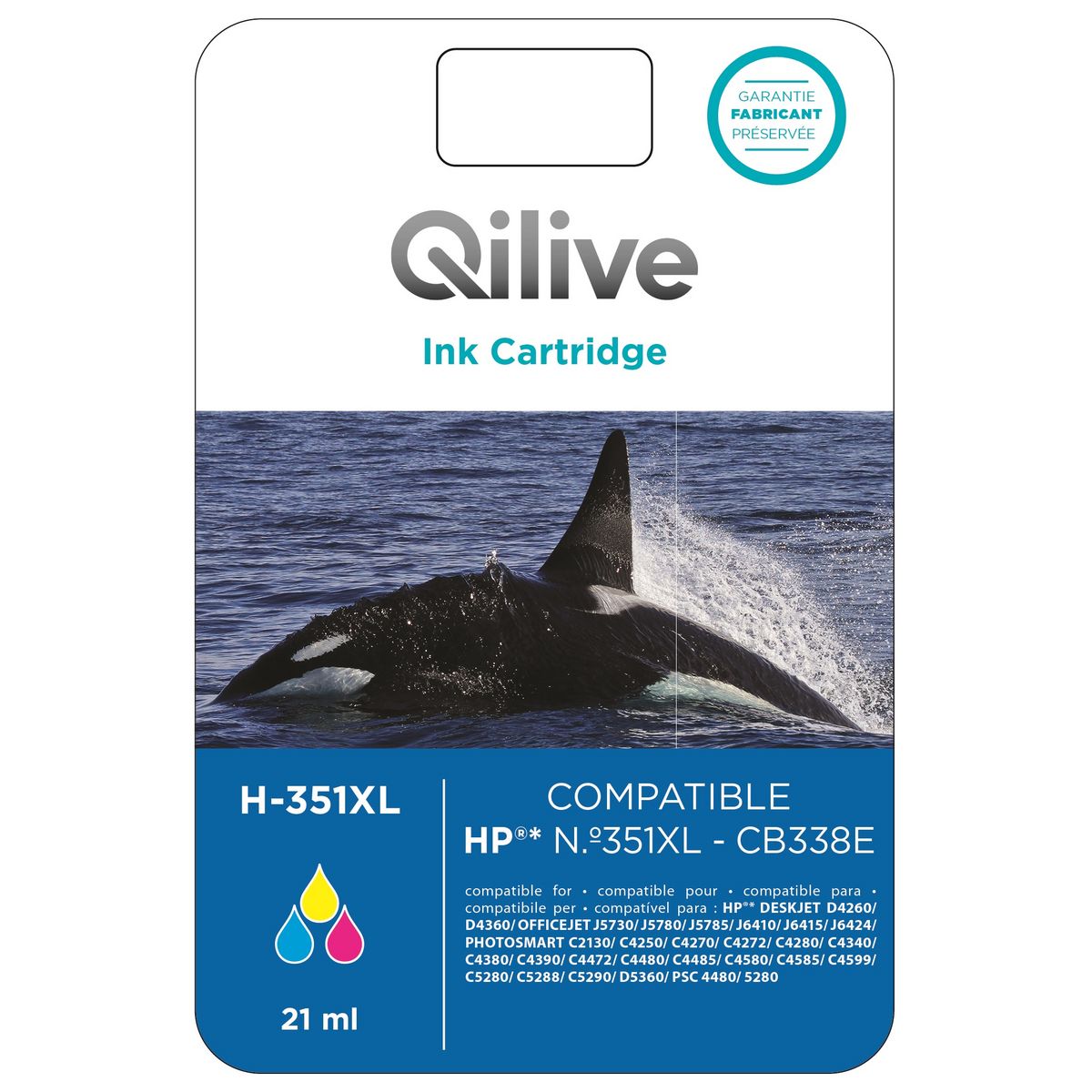 QILIVE Cartouche CMJ H-351 XL