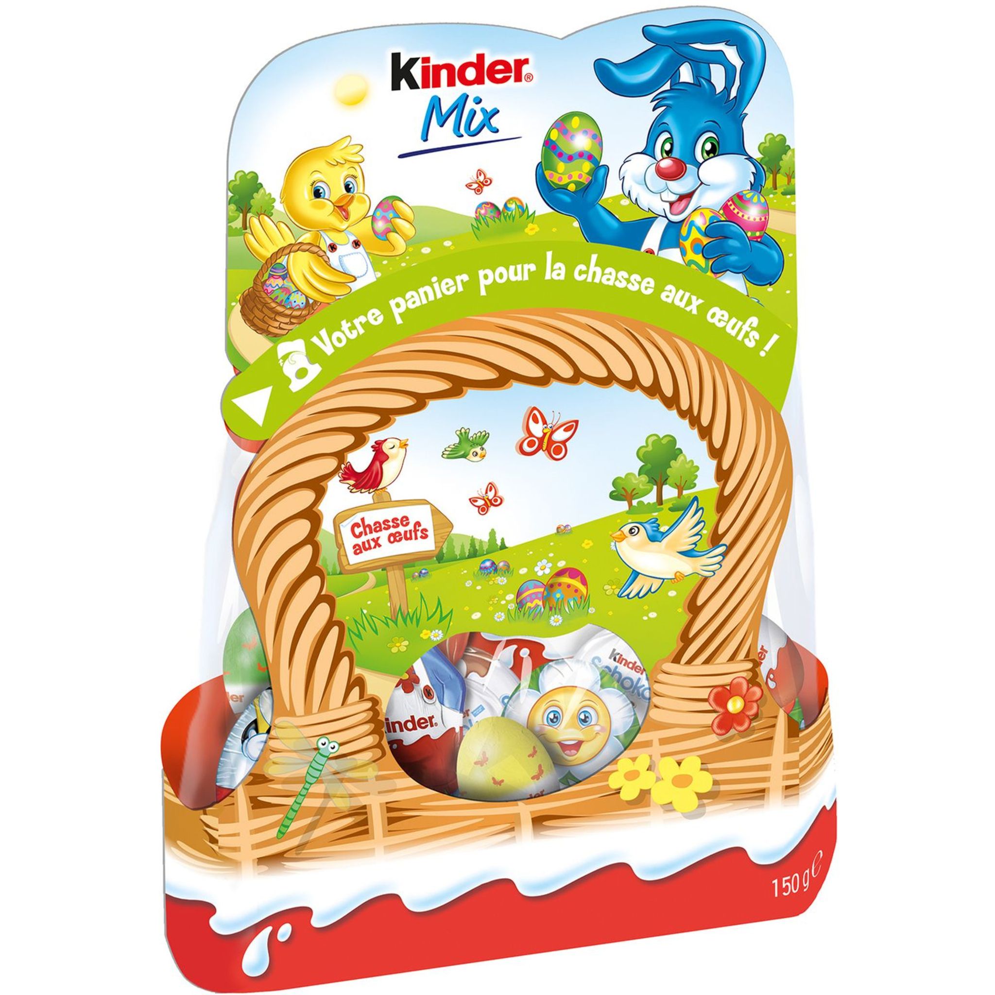 KINDER Kinder panier mix de chocolats 150g