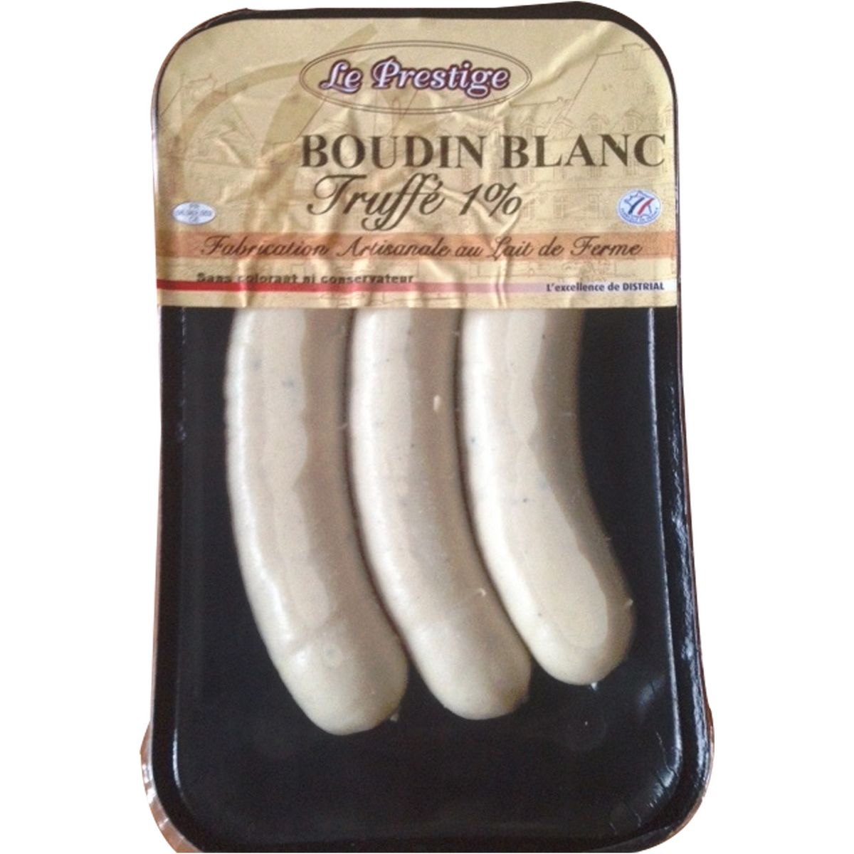 RETHEL CHARCUTERIE Boudin blanc truffé 3 pièces 350g