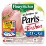 FLEURY MICHON Fleury jambon de paris sel réduit tranches 2x4 +1gte 400g