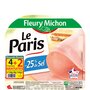 FLEURY MICHON Fleury le jambon de Paris sel réduit tranche x4 +2gtes 240g