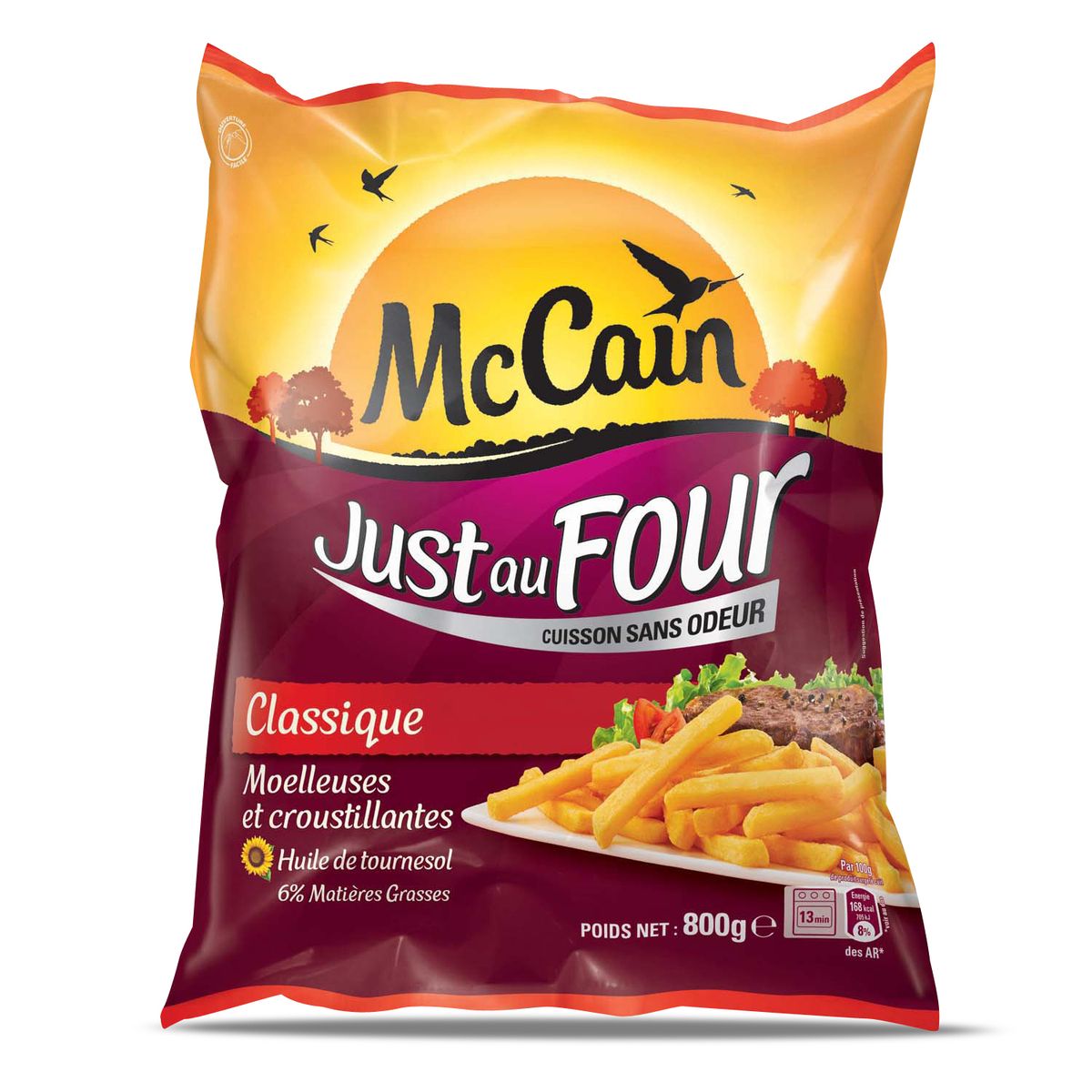 MC CAIN Mc Cain Just au Four coupe classique 800g