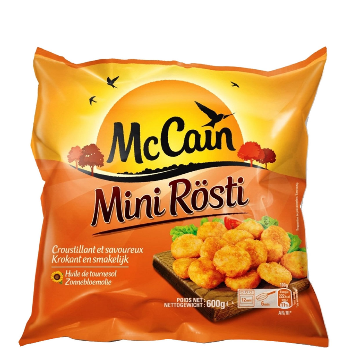 MC CAIN Mc Cain Mini rösti nature 600g 600g pas cher - Auchan.fr