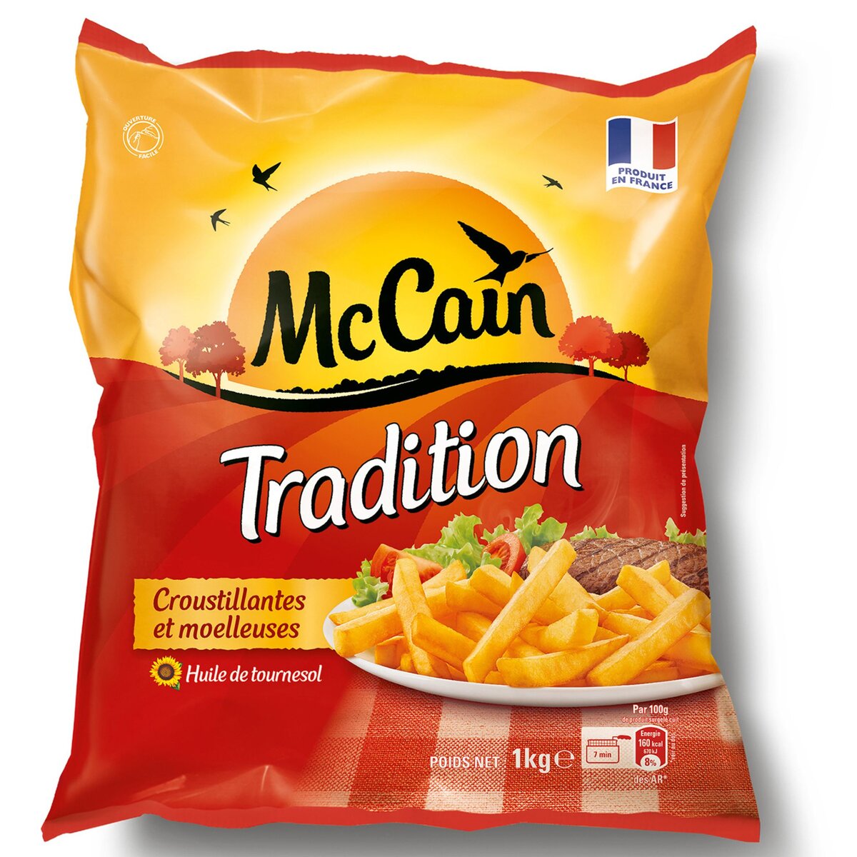 MC CAIN Mc Cain frites tradition 1kg