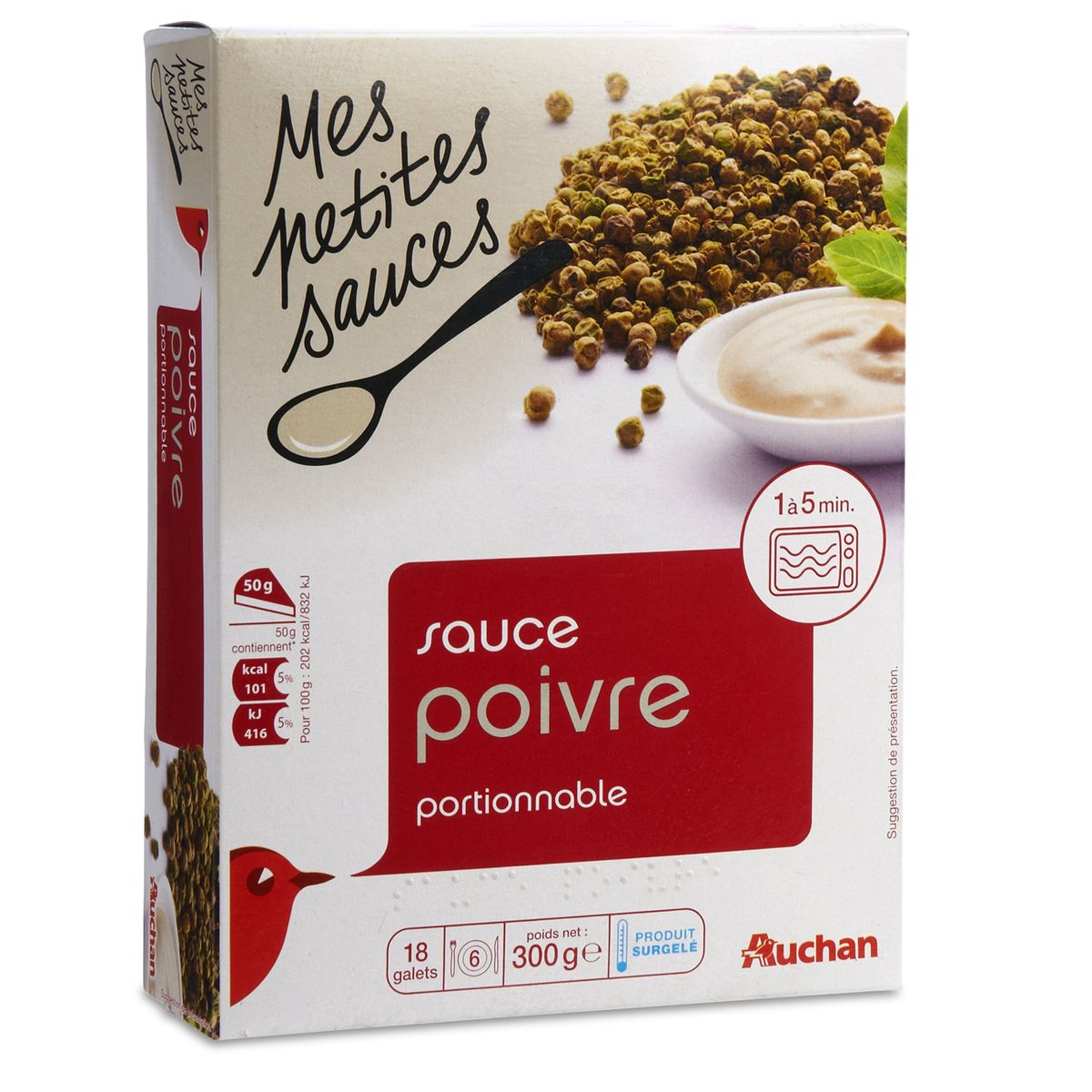 AUCHAN Auchan sauce poivre 300g