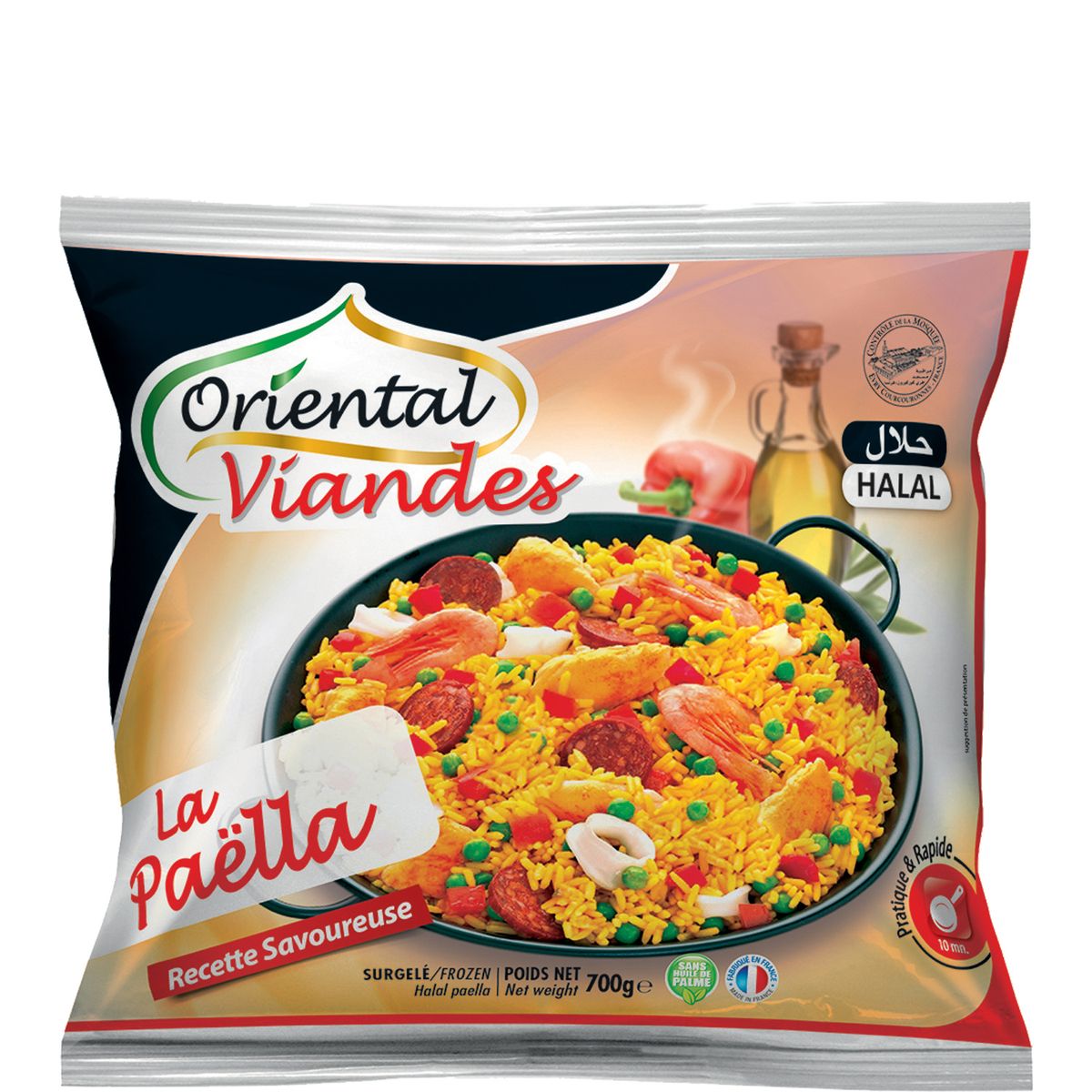 ORIENTAL Oriental Viandes paëlla halal 700g