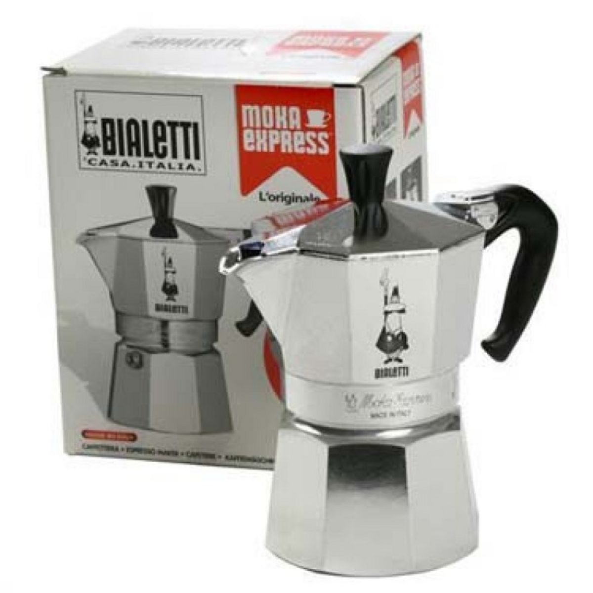 BIALETTI Cafetière italienne 12 tasses Moka Express 0001166