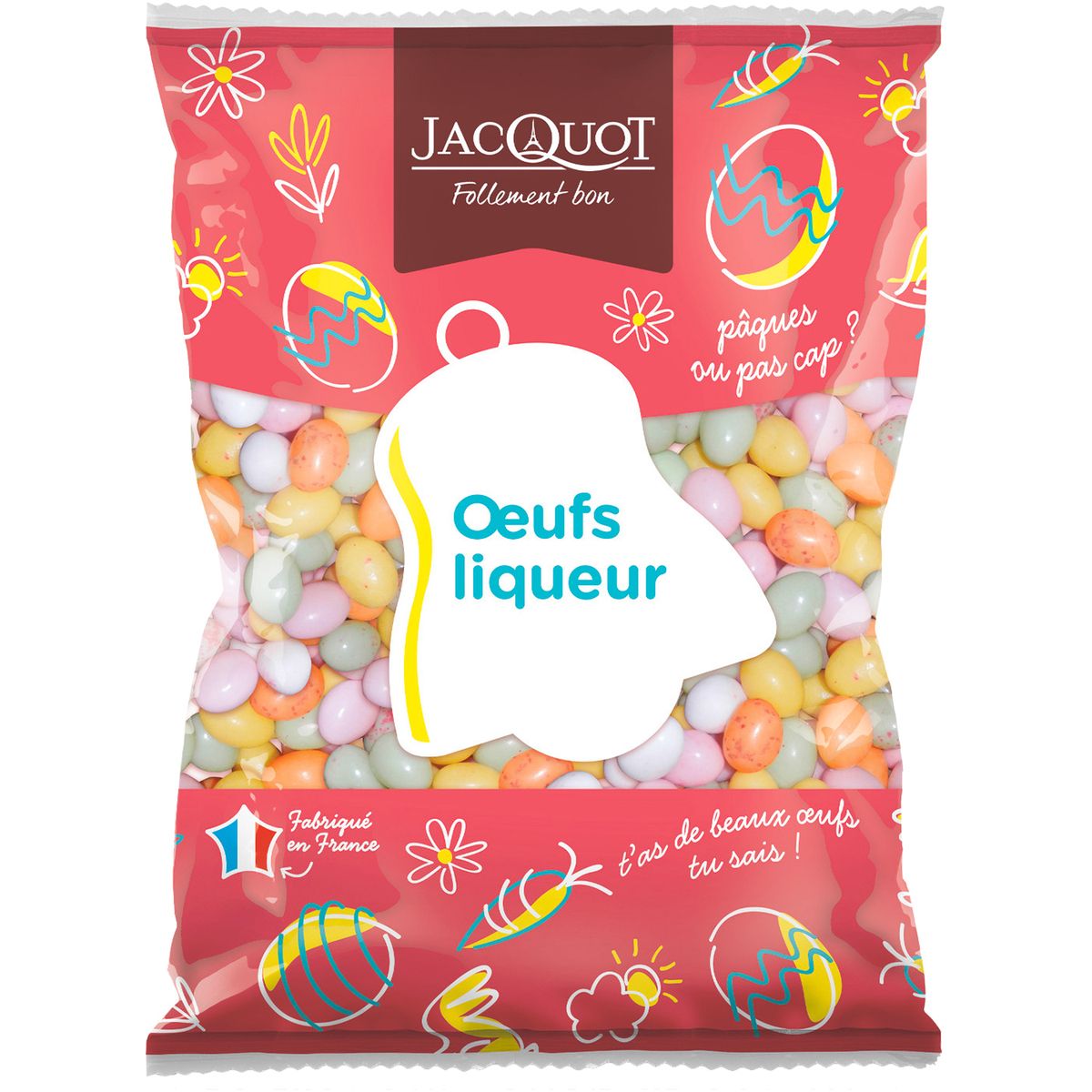 JACQUOT Jacquot coussin oeufs liqueur 250g