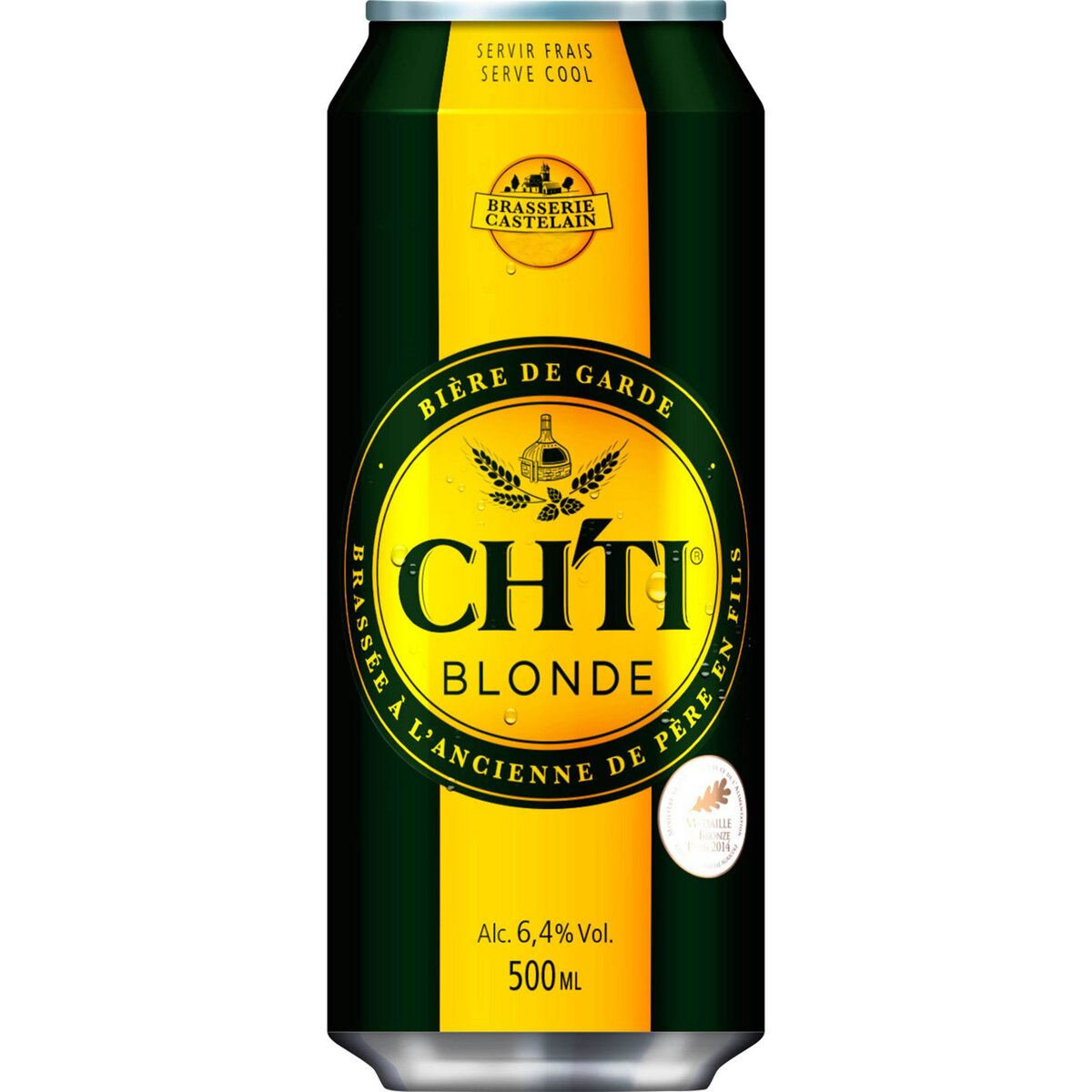 CH'TI Bière blonde de garde 6,4% boîte 50cl