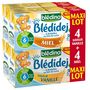 Voir la diapositive 2 : BLEDINA Blédidej vanille et miel 8x25cl dès 6 mois prix choc