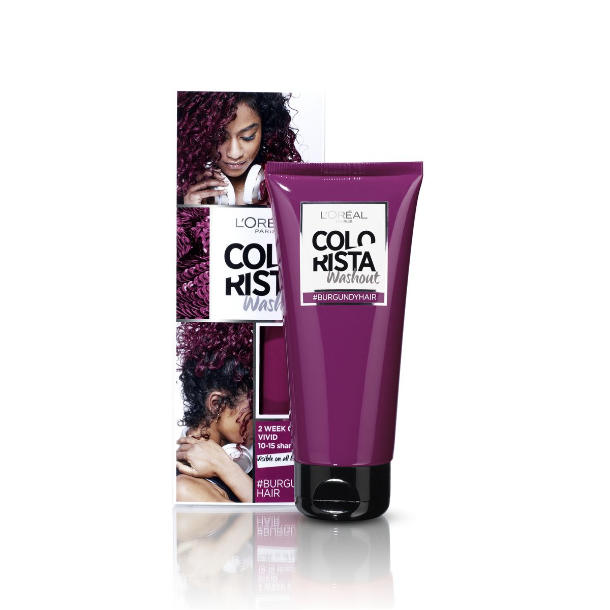 L'OREAL Colorista coloration temporaire burgundy 80ml