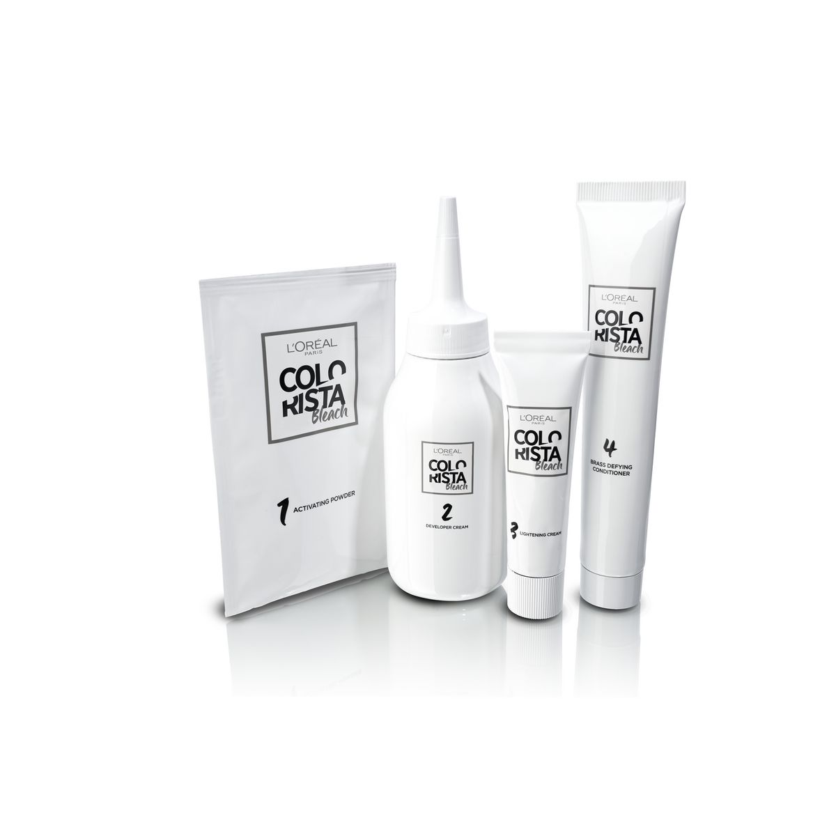 L'OREAL Colorista décoloration à l'huile sans ammoniaque blond platine 4 produits 1 kit