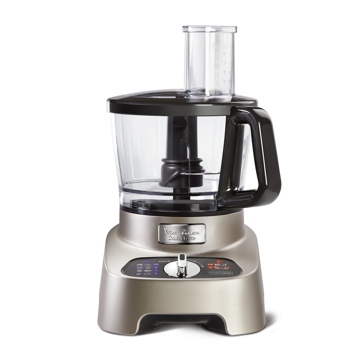 MOULINEX Robot multifonction Double Force Métal FP824H10