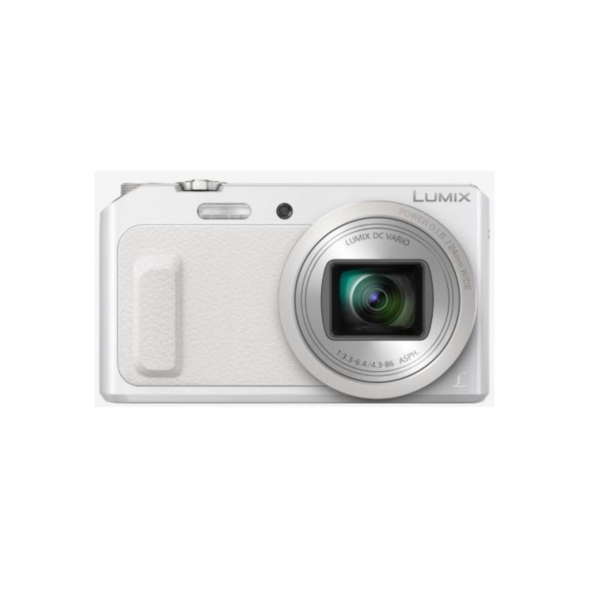 PANASONIC Appareil Photo Compact -  DMC-TZ57 - Blanc + Objectif 4.3-86 mm