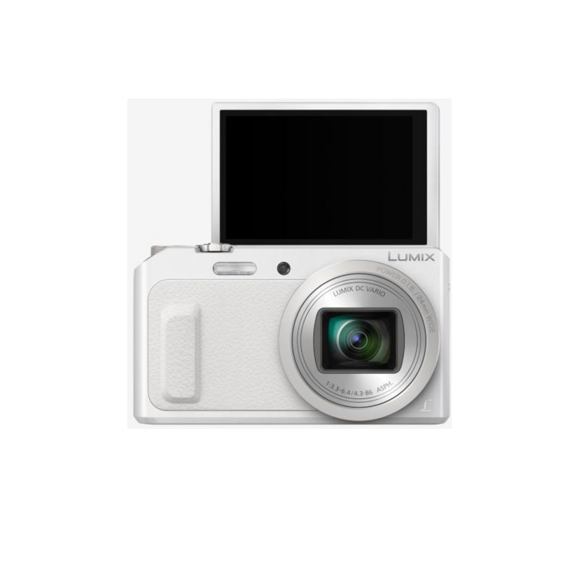 PANASONIC Appareil Photo Compact -  DMC-TZ57 - Blanc + Objectif 4.3-86 mm