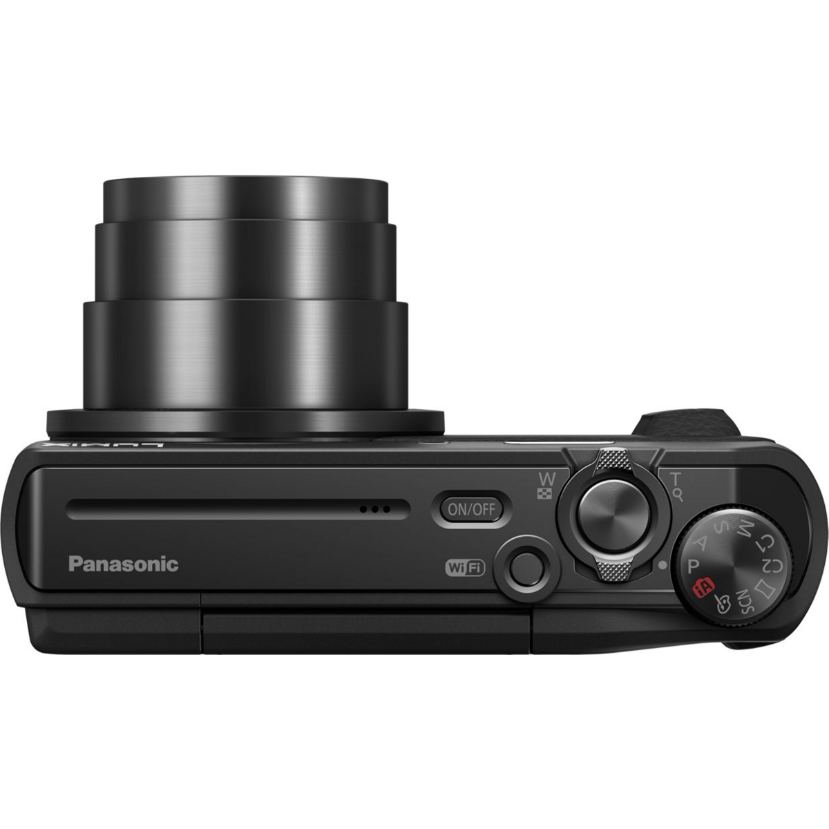 PANASONIC Appareil Photo Compact - Lumix DMC-TZ57 - Noir + Objectif 4.3-86 mm