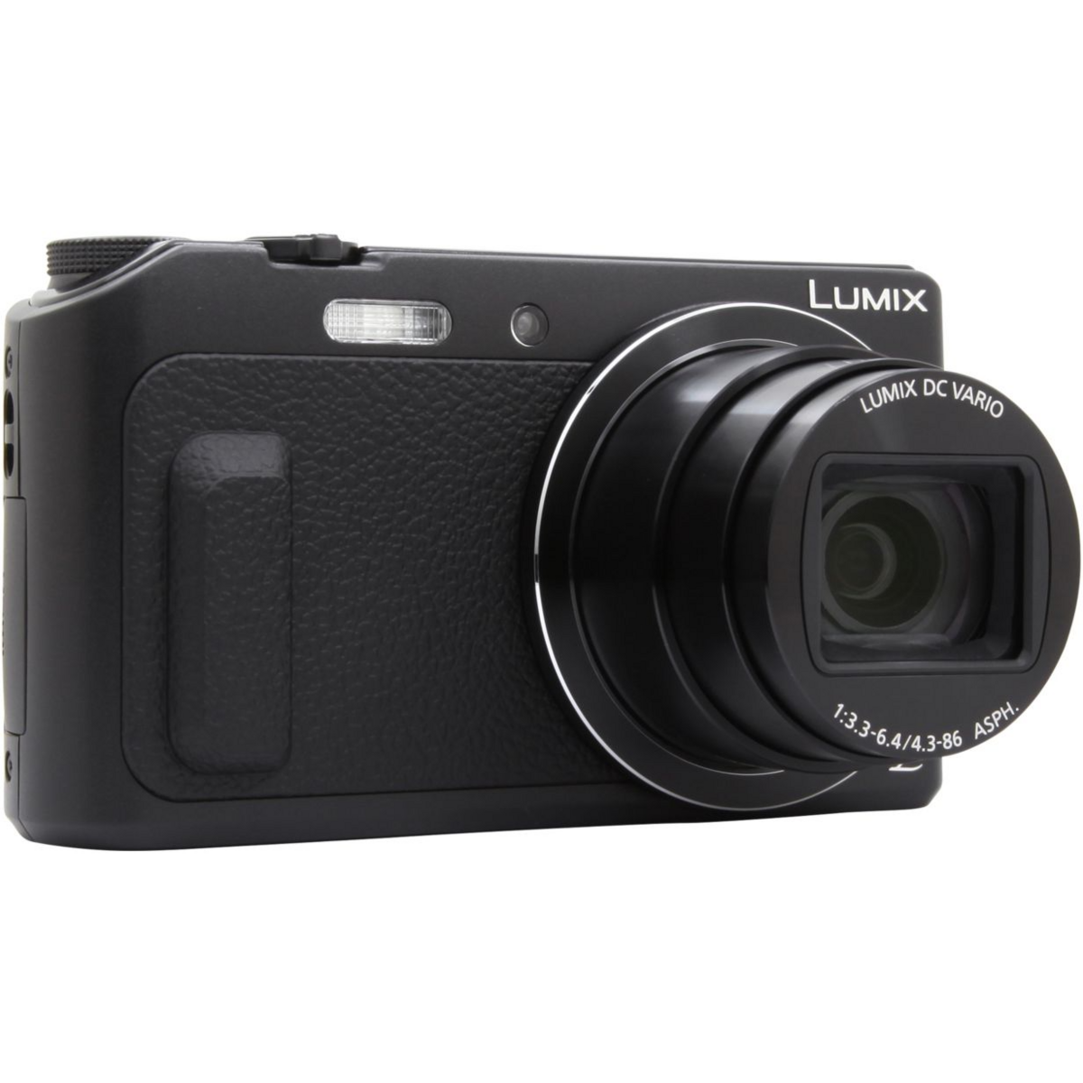 PANASONIC Appareil Photo Compact - Lumix DMC-TZ57 - Noir + Objectif 4.3-86 mm