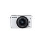 Voir la diapositive 1 : CANON Appareil Photo Hybride - EOS M10 - Blanc + Objectif 15-45 mm
