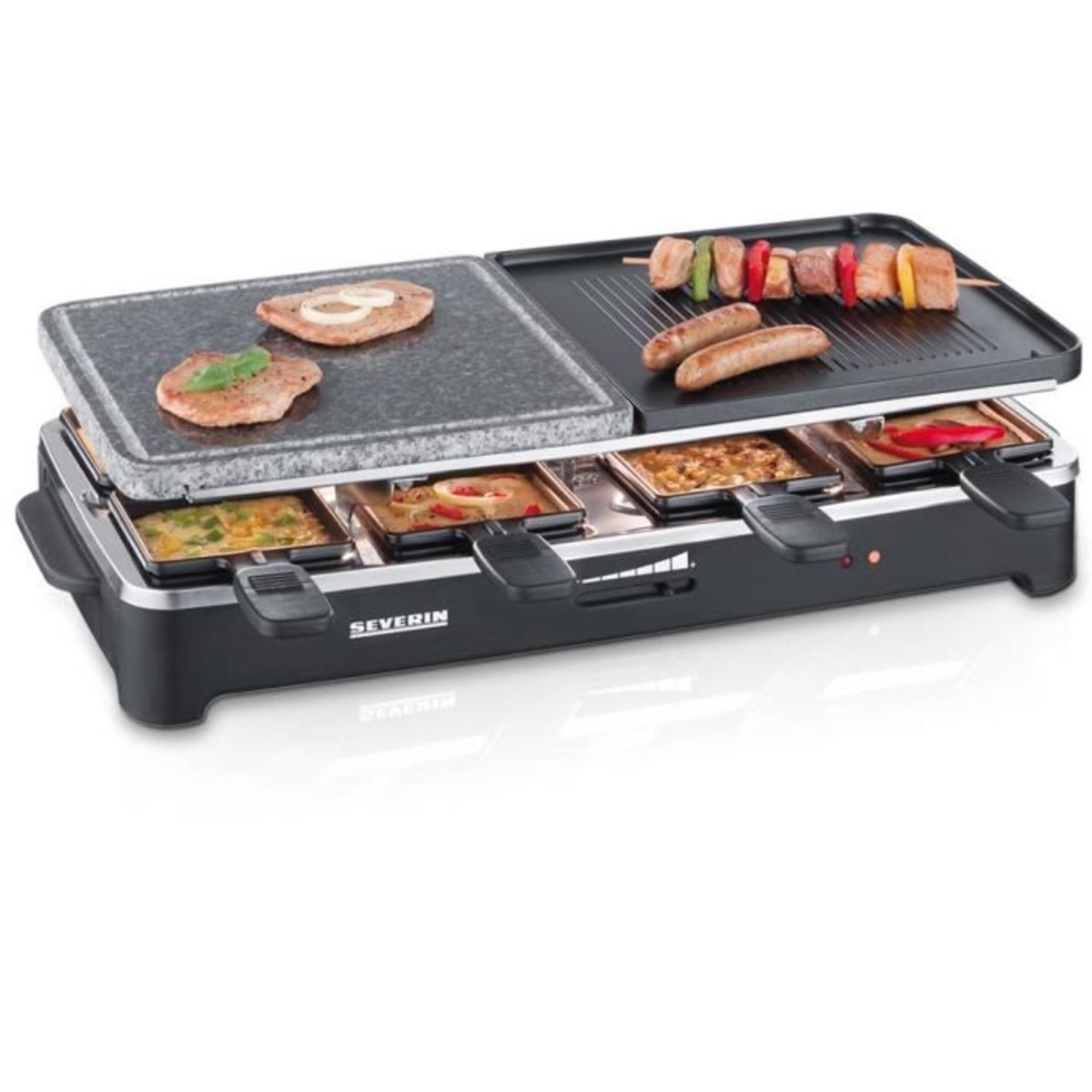 SEVERIN Raclette multifonction RG 2341, 8 convives