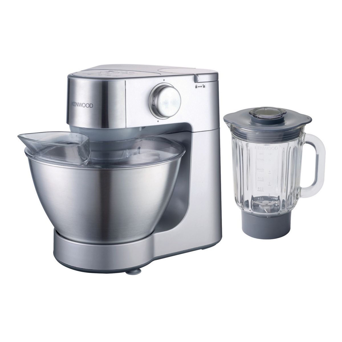 KENWOOD Robot pâtissier KM285 Prospero Silver Bol Inox 4.3L Blender 1.5l 900W