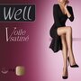 WELL Well collant jambes de rêve voile satiné blush taille 4
