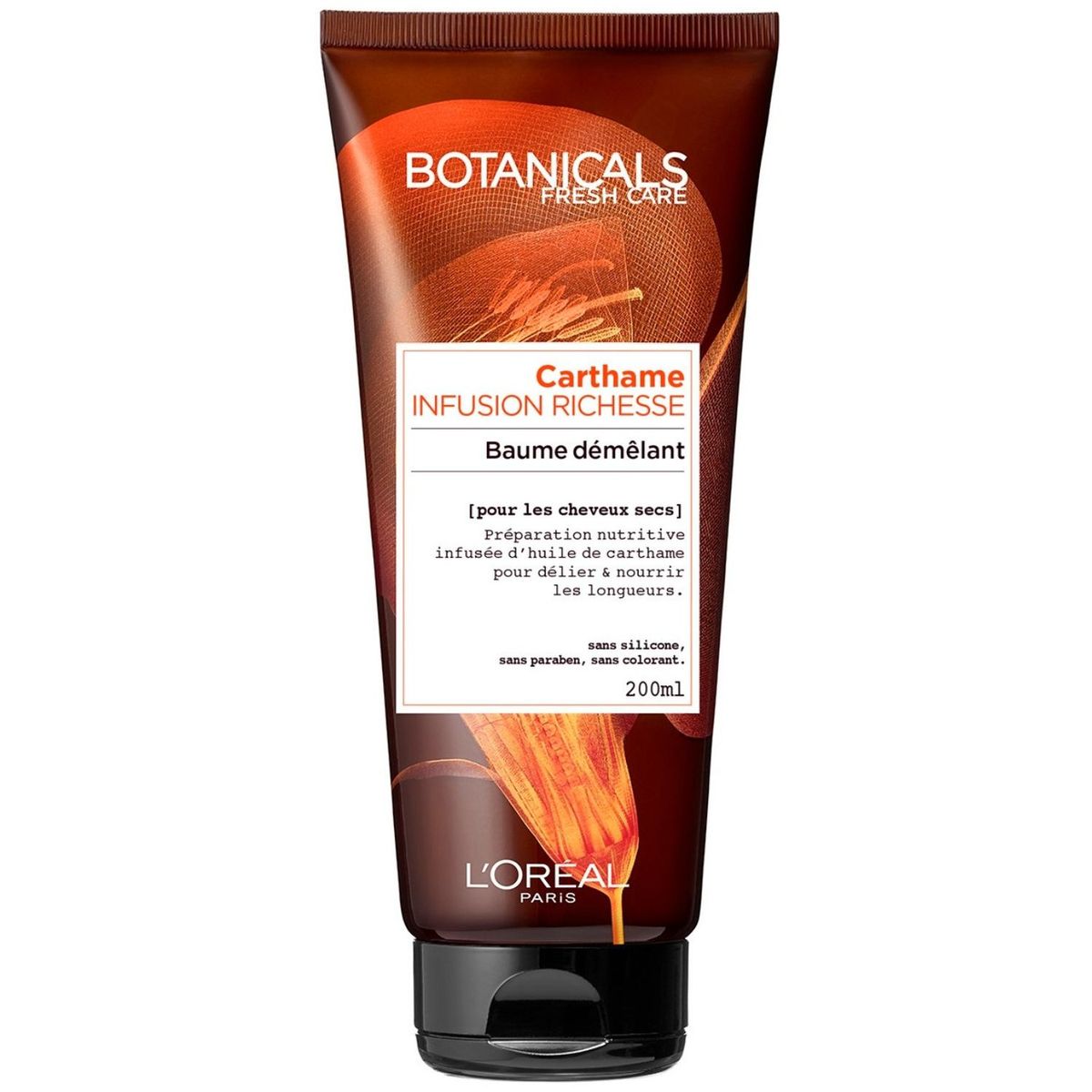 BOTANICALS Baume démêlant carthame cheveux secs 200ml